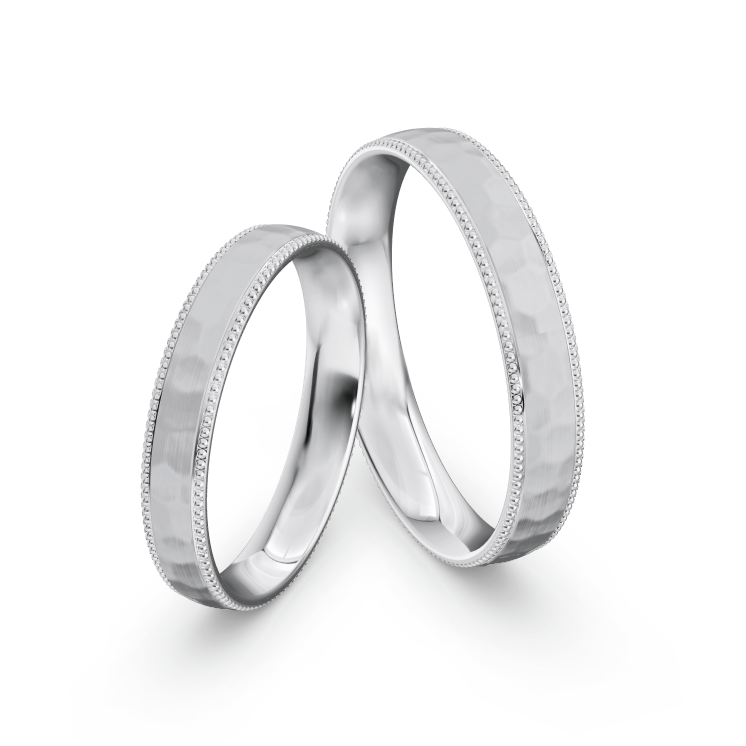 Tepané snubní prsteny - Model 2026
