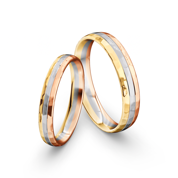 Tepané snubní prsteny - Model 2025